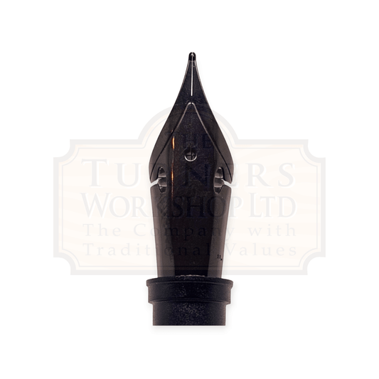 6 JoWo Black Oxide Steel Nib & Unit - JoWo Fountain Pen Nibs - Extra Fine - JoWo Fountain Pen Nibs