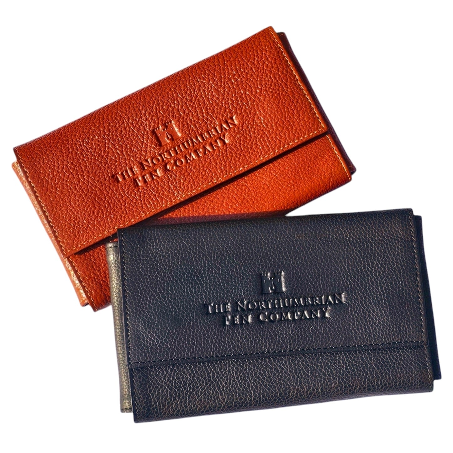 Leather 3 Pen Flap Case - Northumbrian Pen Co Ltd - Twin Pack - JoWo Fountain Pen Nibs