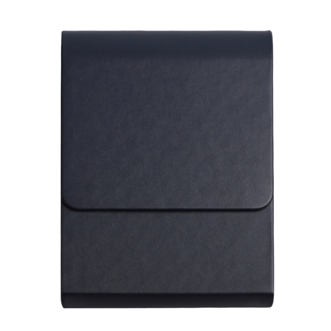 Orom Leather Pieno 6 Pen Case - Orom - Navy Blue - JoWo Fountain Pen Nibs