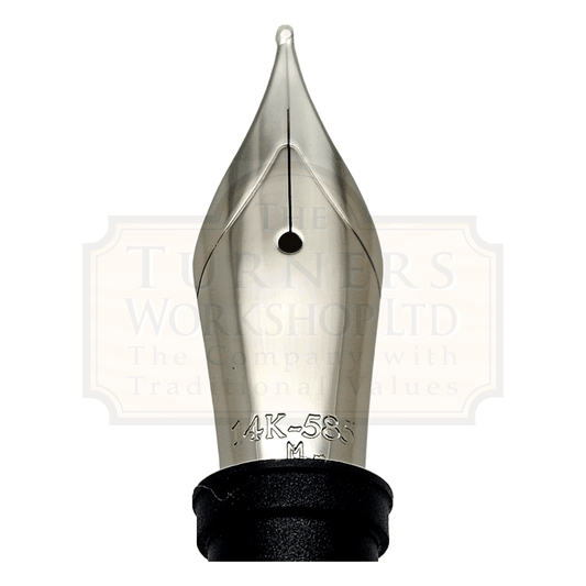 6 Jowo 18kt Rhodium Plated Gold Nib & Unit - JoWo Fountain Pen Nibs - Extra Fine - JoWo Fountain Pen Nibs
