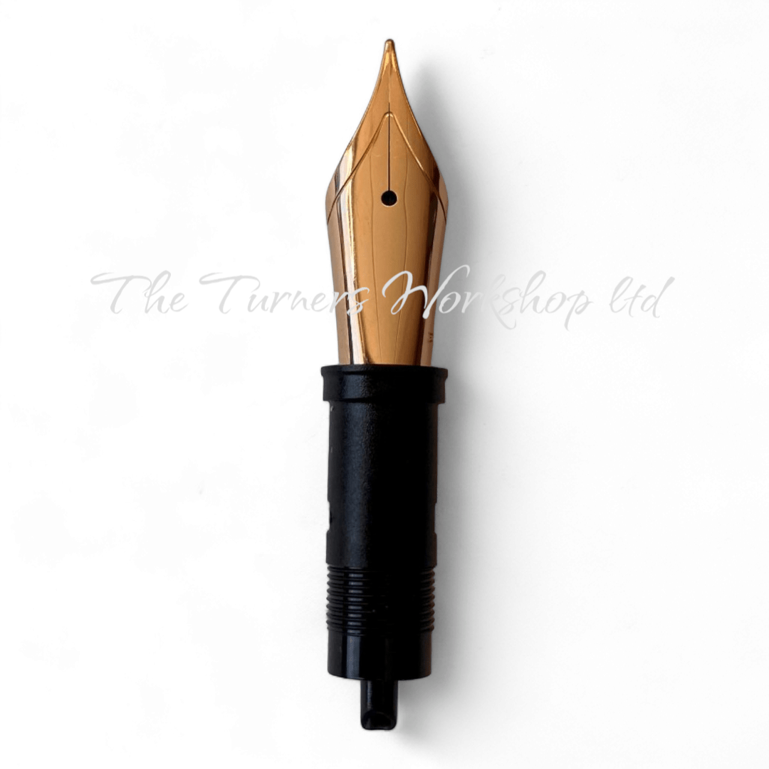 6 JoWo Rose Gold Plated Steel Nib & Unit - JoWo Fountain Pen Nibs - Extra Fine - JoWo Fountain Pen Nibs