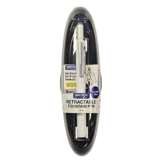 Writech Retractable Fountain Pen - Writech - White - JoWo Fountain Pen Nibs